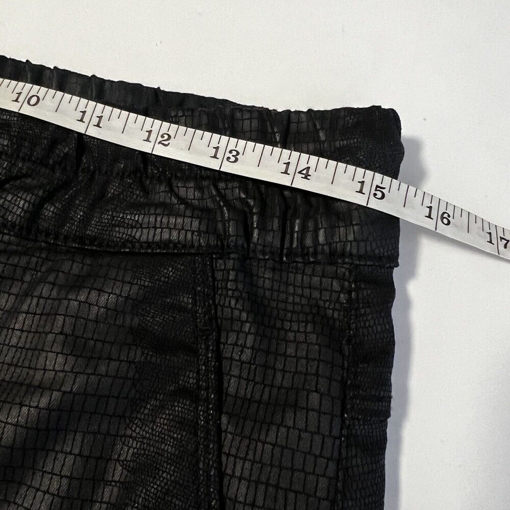 Bevy Flog Sz 30 Shely Drawstring Pants in Black Snake - Picture 7 of 11